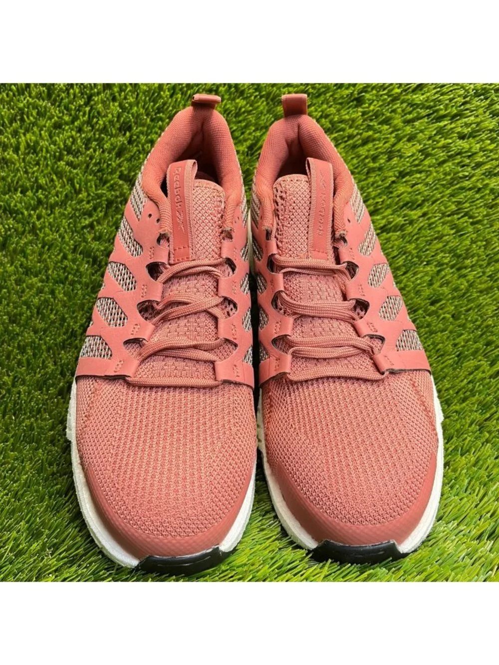 Reebok Fusion Flexweave Womens Size 8W Pink Composite Toe Work Shoes Sneakers